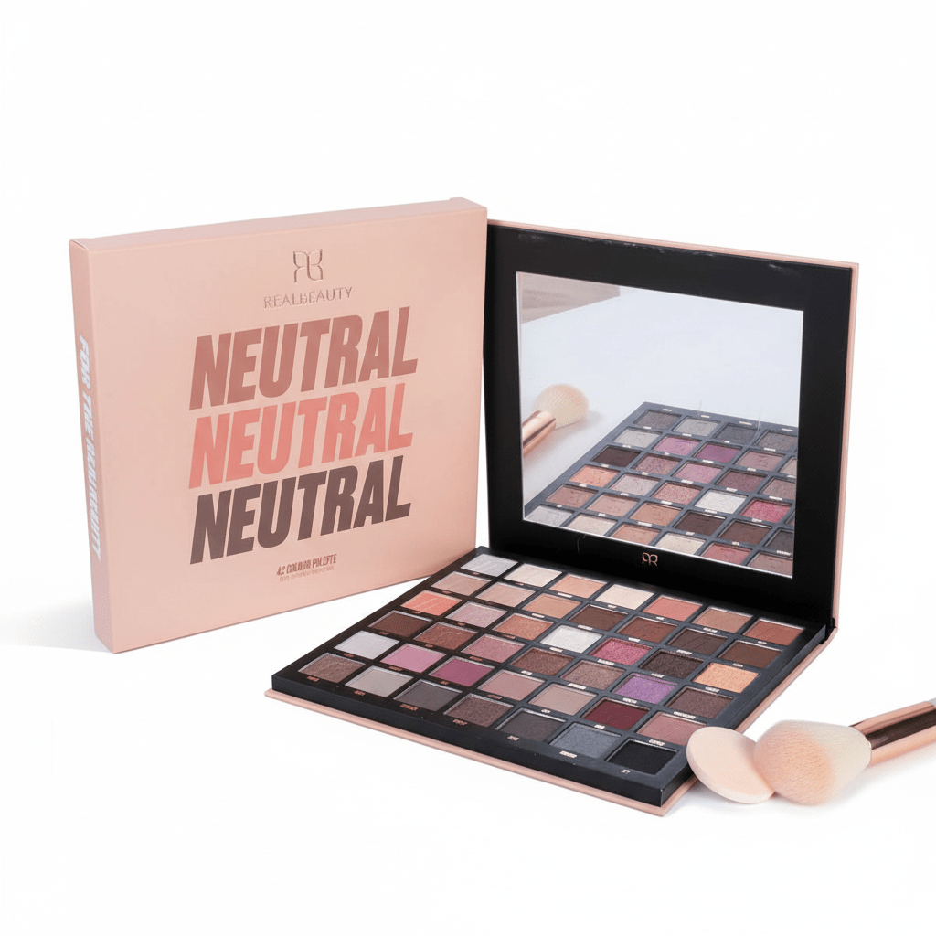 NEUTRAL 42 COLOUR PALETTE, REAL BEAUTY - Real Beauty Egypt