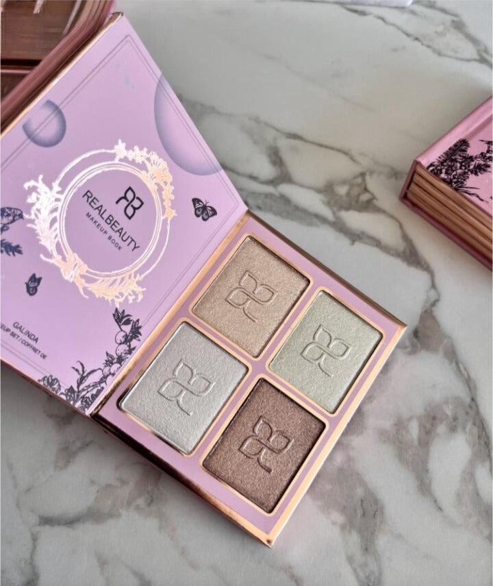Real Beauty MAKEUP BOOK - EYESHADOW + BLUSHER + HIGHLIGHTER