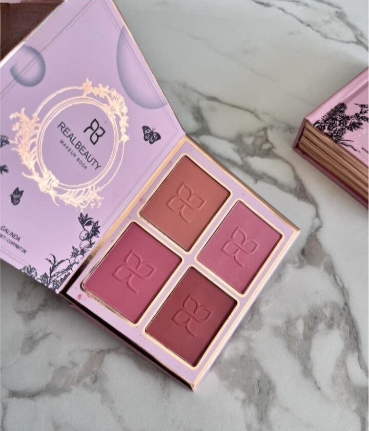 Real Beauty MAKEUP BOOK - EYESHADOW + BLUSHER + HIGHLIGHTER