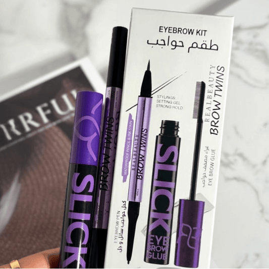 Real Beauty Brow Twins Eyebrow Kit – SLICK - Real Beauty Egypt