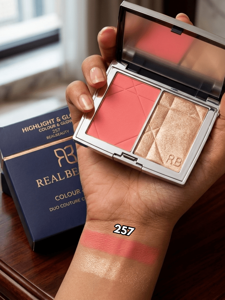 Real Beauty Colour & Glow Highlight & Blusher - Real Beauty Egypt