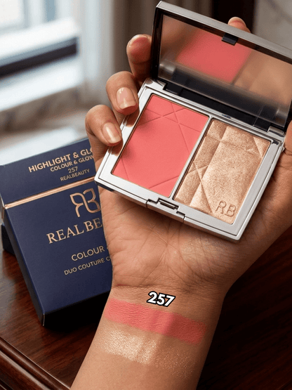 Real Beauty Colour & Glow Highlight & Blusher - Real Beauty Egypt