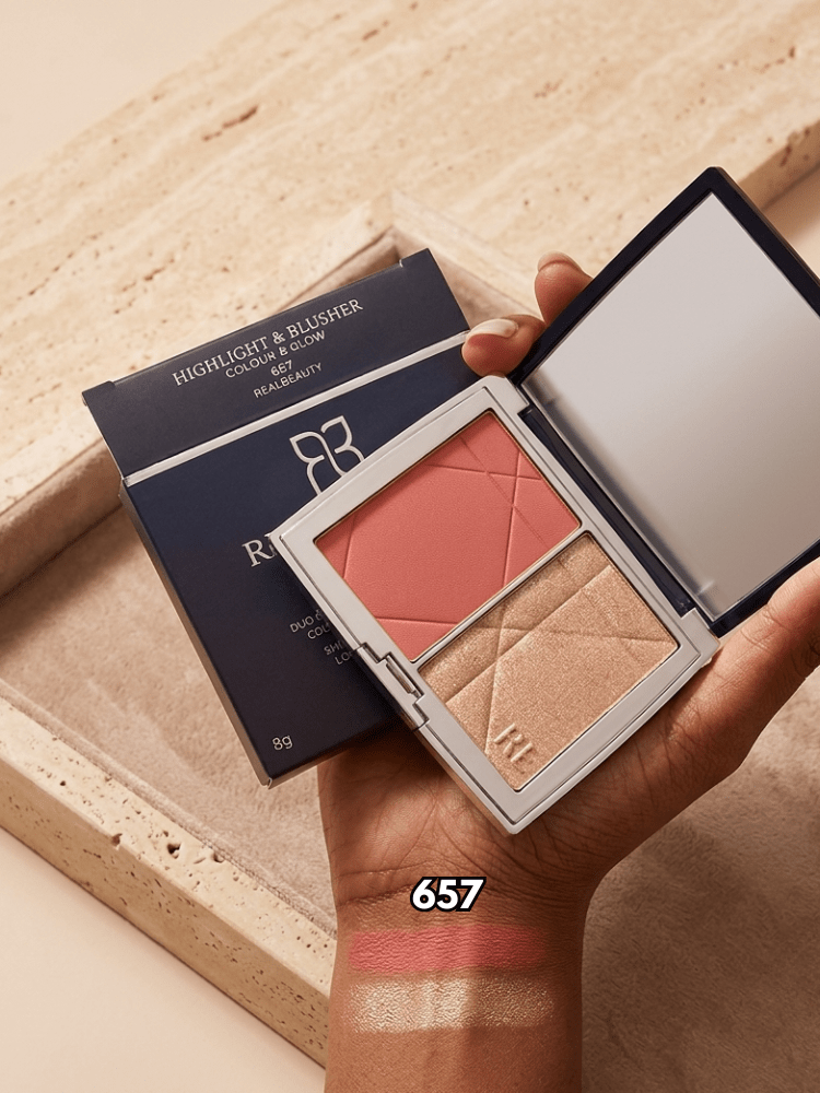 Real Beauty Colour & Glow Highlight & Blusher - Real Beauty Egypt