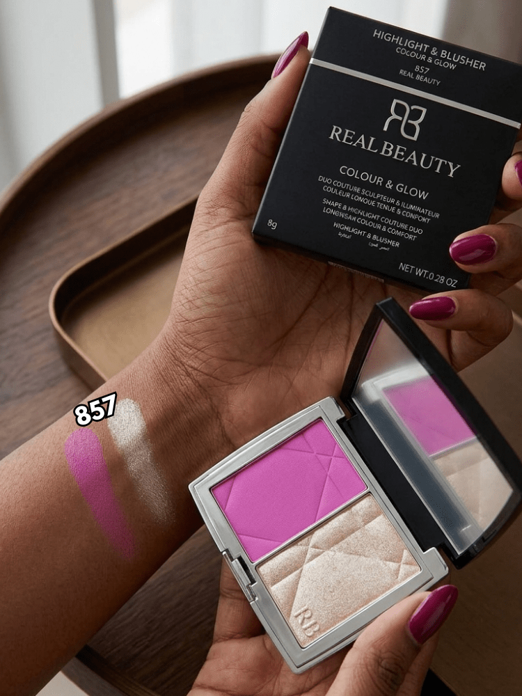 Real Beauty Colour & Glow Highlight & Blusher - Real Beauty Egypt