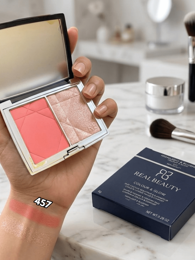 Real Beauty Colour & Glow Highlight & Blusher - Real Beauty Egypt