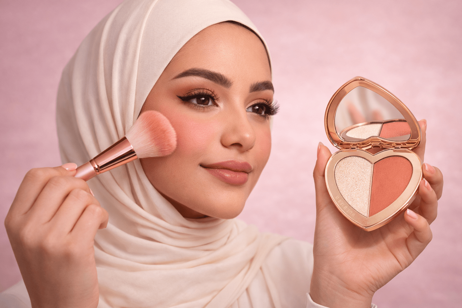 REALBEAUTY SOULMATES FACE PALETTE, BLUSH & HIGHLIGHTER - Real Beauty Egypt