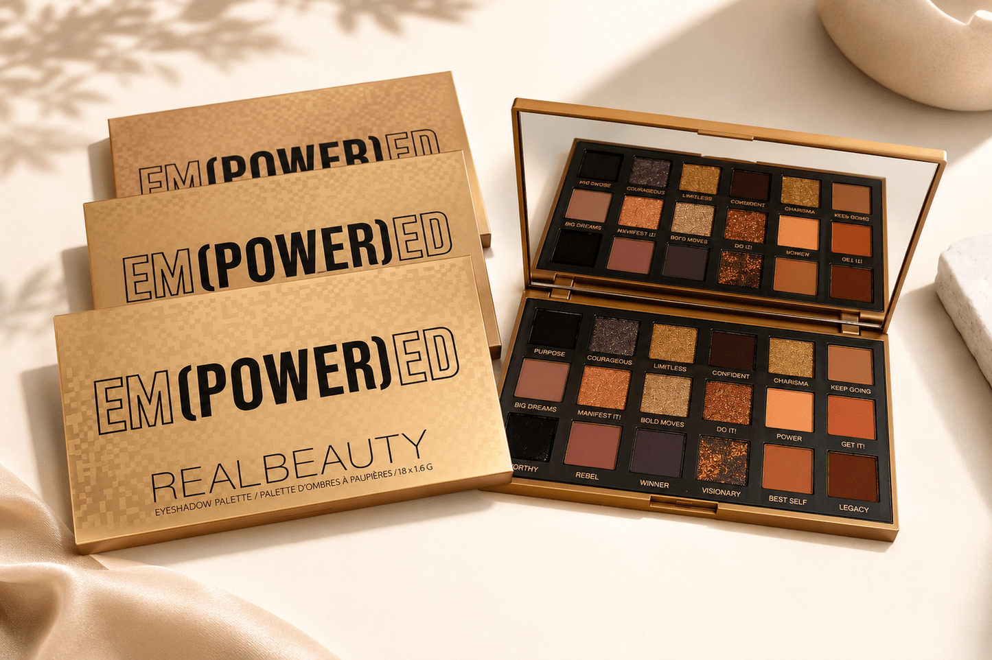 Real Beauty EM(POWER)ED Eyeshadow Palette - Real Beauty Egypt