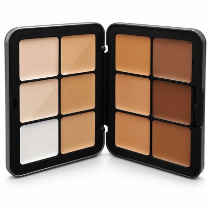 Real Beauty Ultra HD Cream Contour Palette – 12 Shades - Real Beauty Egypt