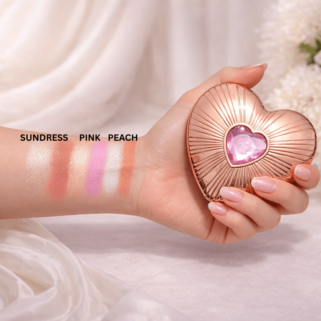 REALBEAUTY SOULMATES FACE PALETTE, BLUSH & HIGHLIGHTER - Real Beauty Egypt