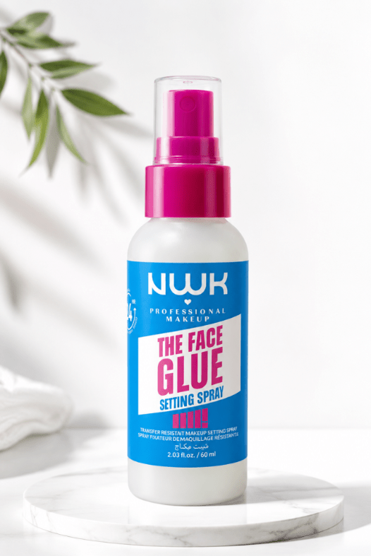 NWK Professional Makeup The Face Glue Setting Spray – 60 ml - Real Beauty Egypt