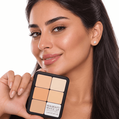 Real Beauty Ultra HD Cream Contour Palette – 12 Shades - Real Beauty Egypt