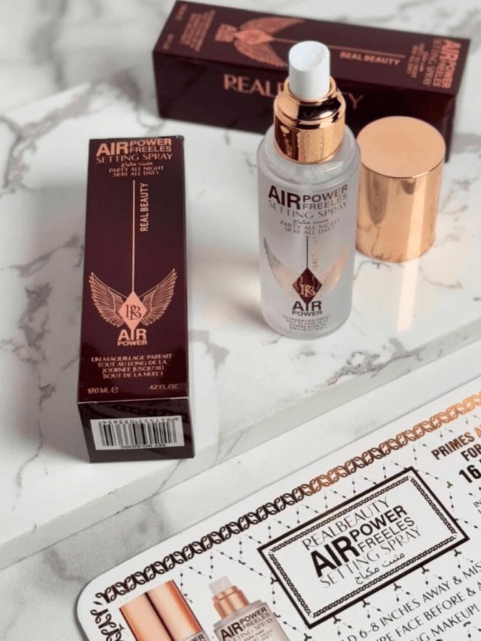 AIR POWER FREELES SETTING SPRAY 120ML - Real Beauty Egypt