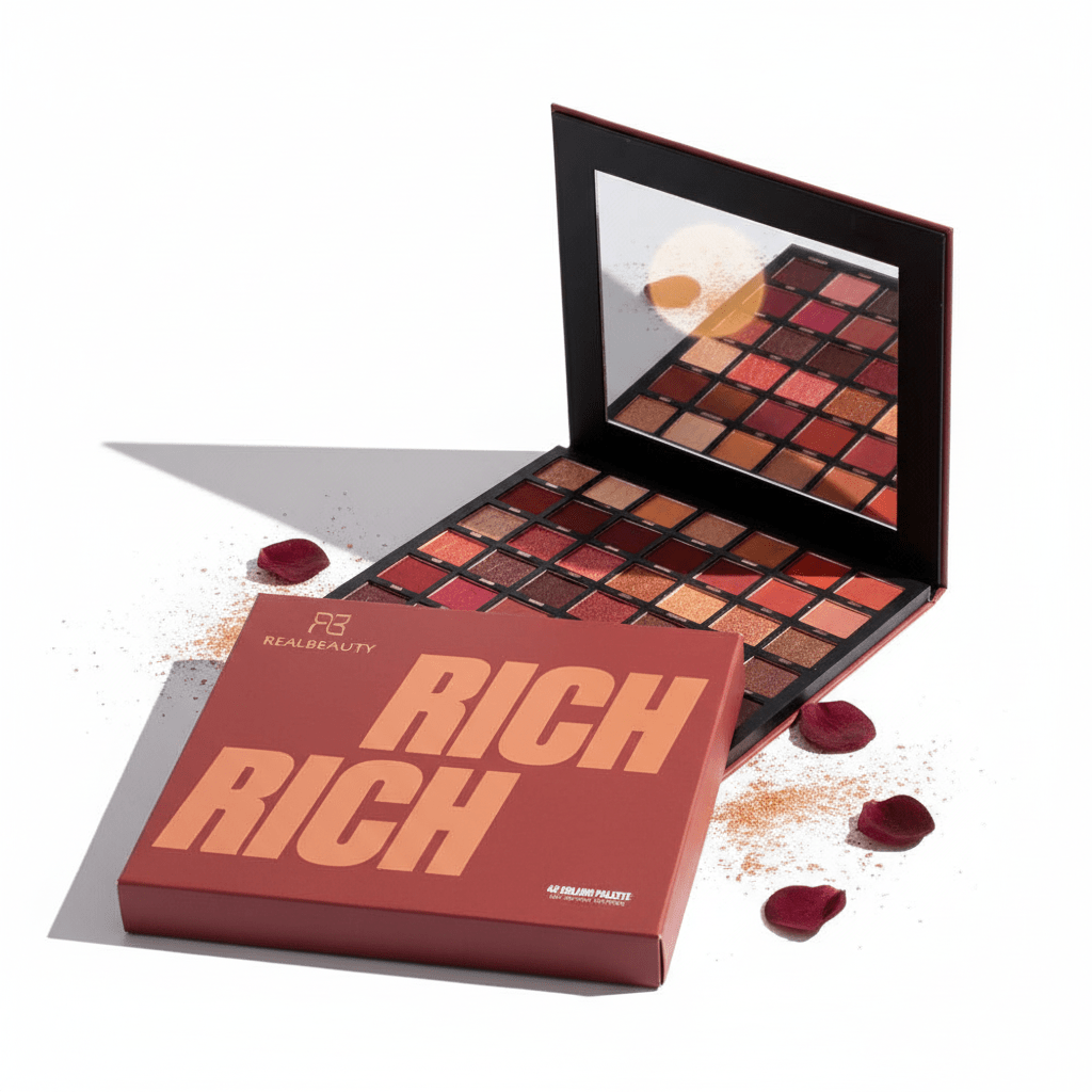 RICH 42 COLOUR PALETTE, REAL BEAUTY - Real Beauty Egypt